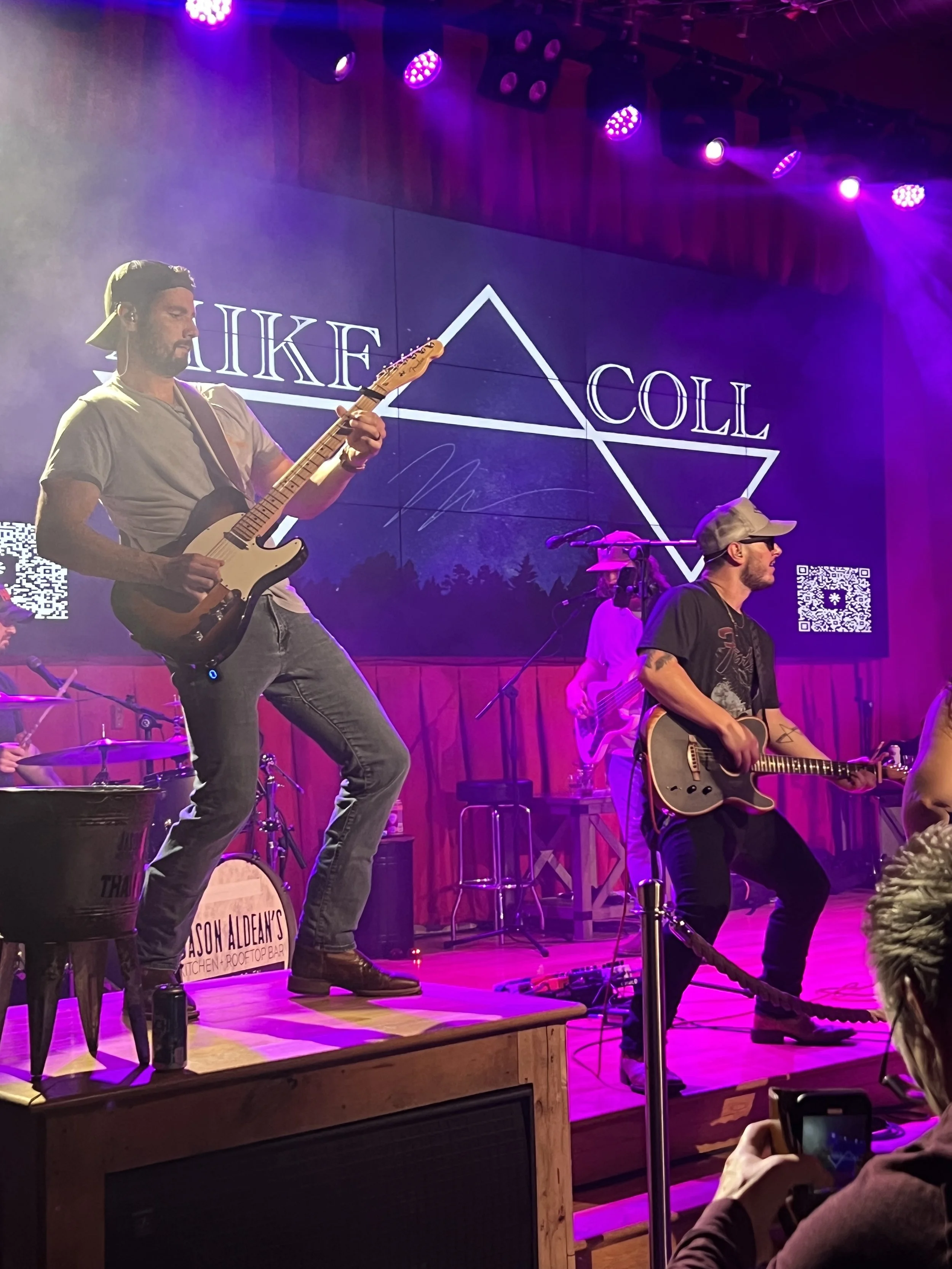 Luke with Mike Coll Band - Jason Aldean's, Gatlinburg, TN 