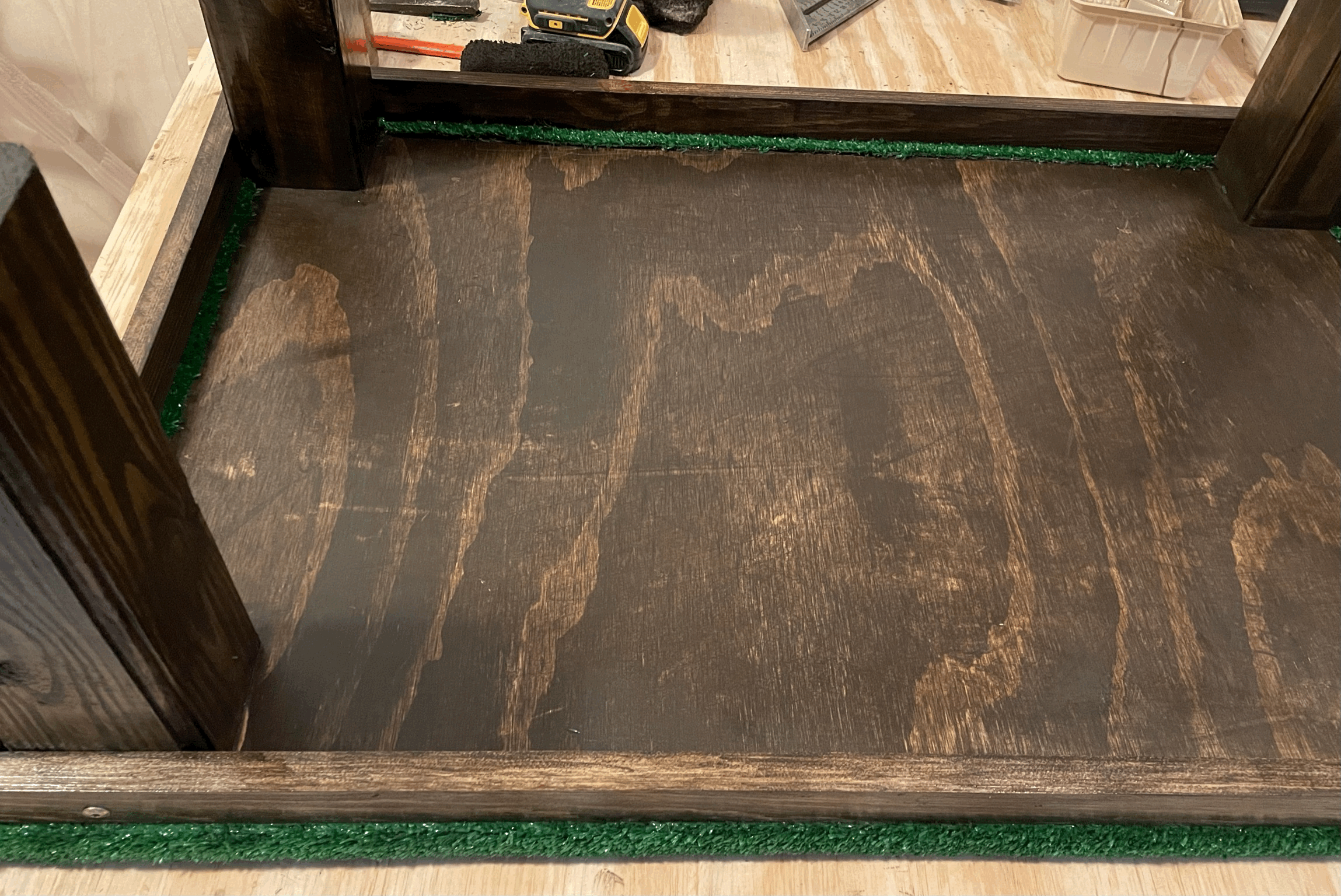 Behr Stain on plywood