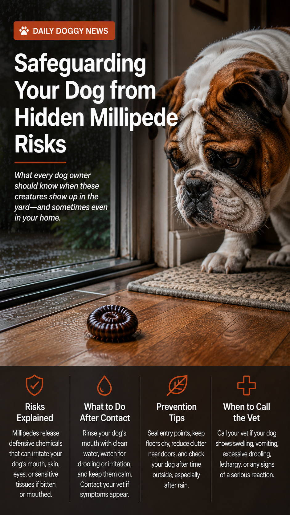 Safeguarding Your Dog from Hidden Millipede Risks