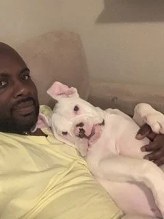 Stephen Gill with Tyson