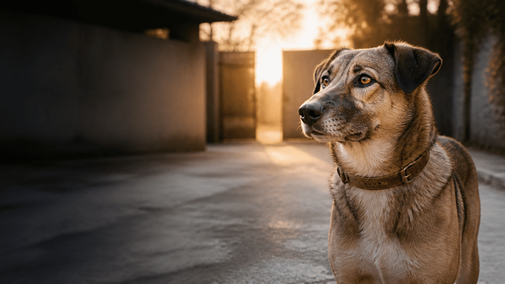 Dogs behind fencing representing the campaign to end the Yulin dog meat trade.