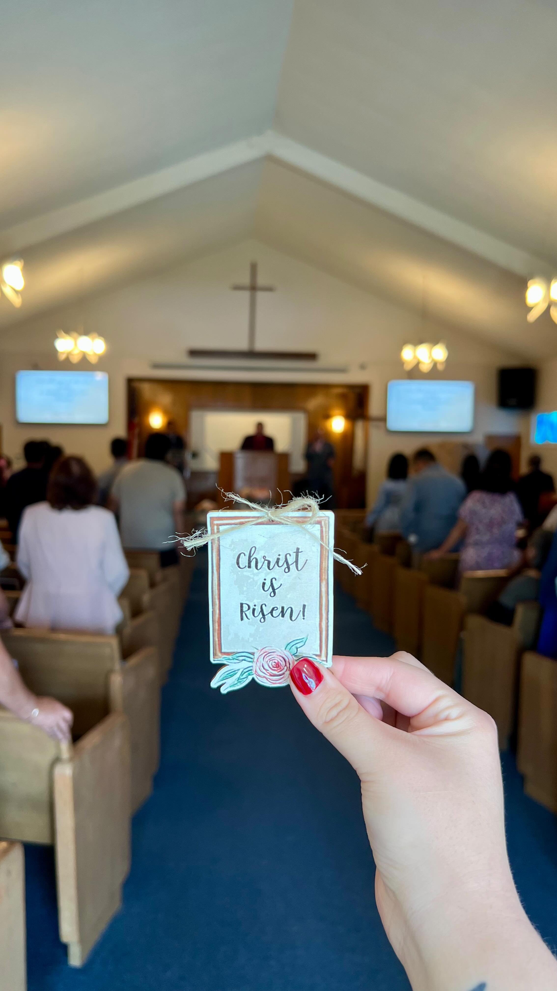 A look back at our Resurrection Sunday with our church family✨ We had the honor of having two baptisms take place and were joined by 8 visitors. We had a great day filled with love, food, & fellowship. HE IS RISEN✝️
#heisrisen #christian #firstb