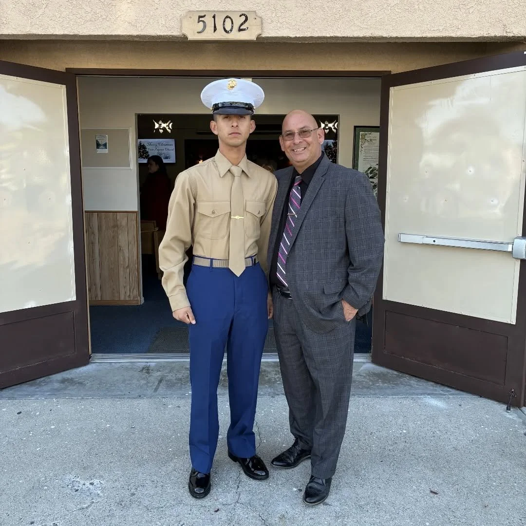 Welcome home, son and welcome back to church.