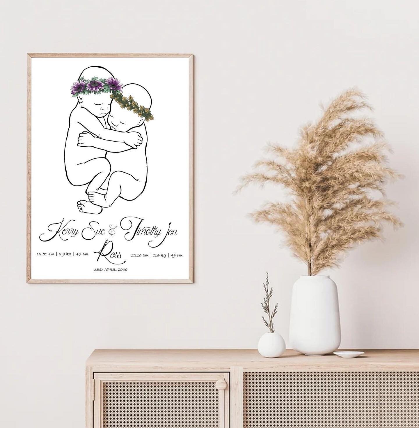 🌸IDYLLICBubs Baby Shower 

Book your Baby Shower Garland during July ~ Sept and receive a gorgeous custom @idyllicbubs digital newborn birth poster 

Choose from @idyllicbubs flower crown or leaf crown design &amp; optional upgrade at own expense fr