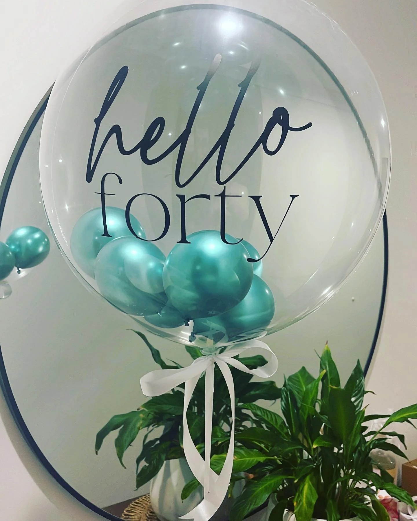 Personalised Bubble Balloons — Luxe Balloons Perth