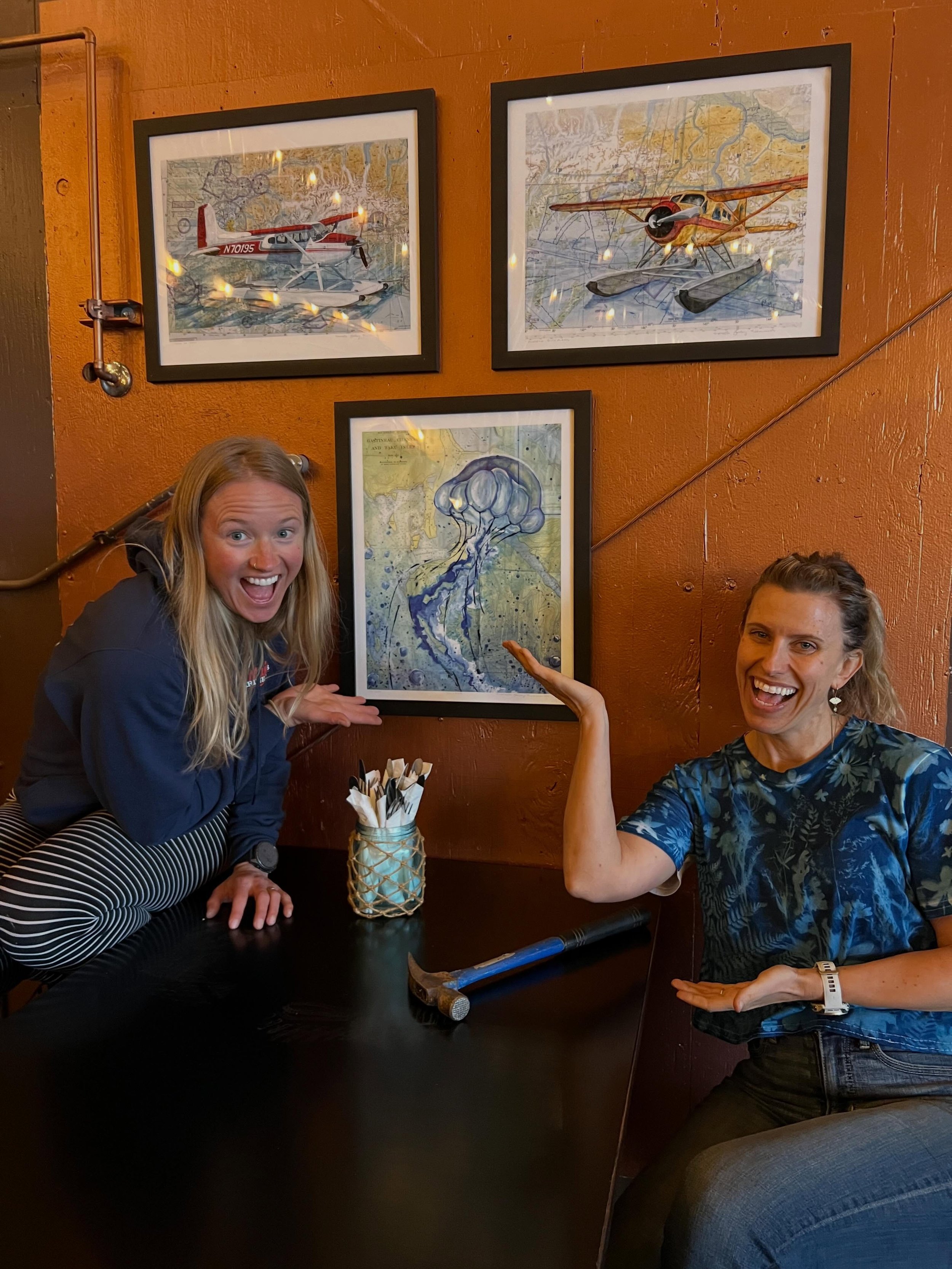 Thank you to the Tidewater Taphouse for hosting my art for the months of June and July! And thank you Rodney and Nicole for helping me hang it!🫶🏼❤️

if you haven&rsquo;t been to the Tidewater taphouse in Seward yet, go check it out! Great food and 
