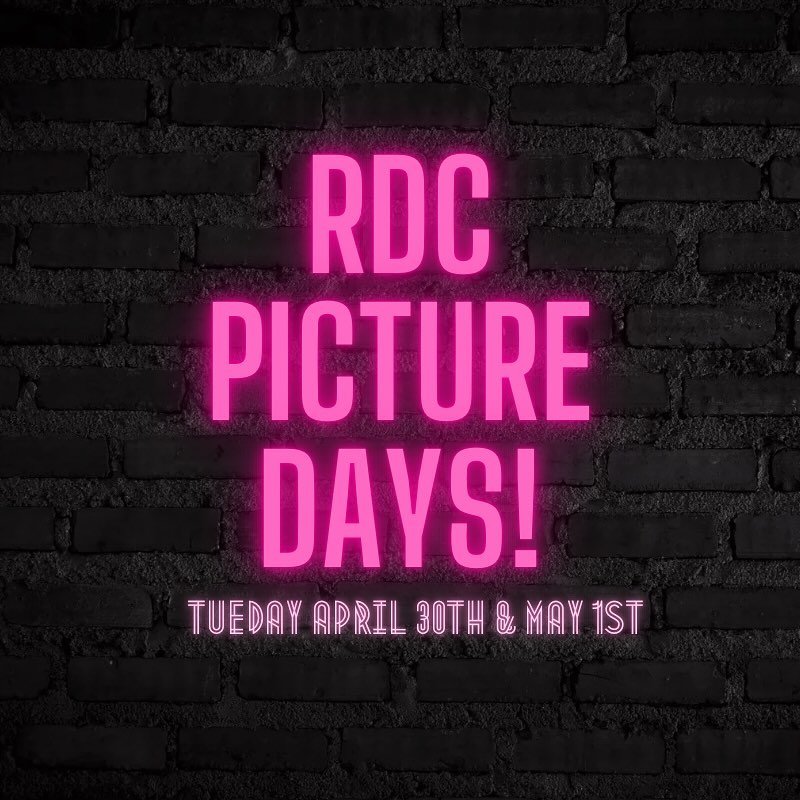 It's officially picture day today and tomorrow!! Please check out the next post for a detailed schedule on the second slide! 🫶