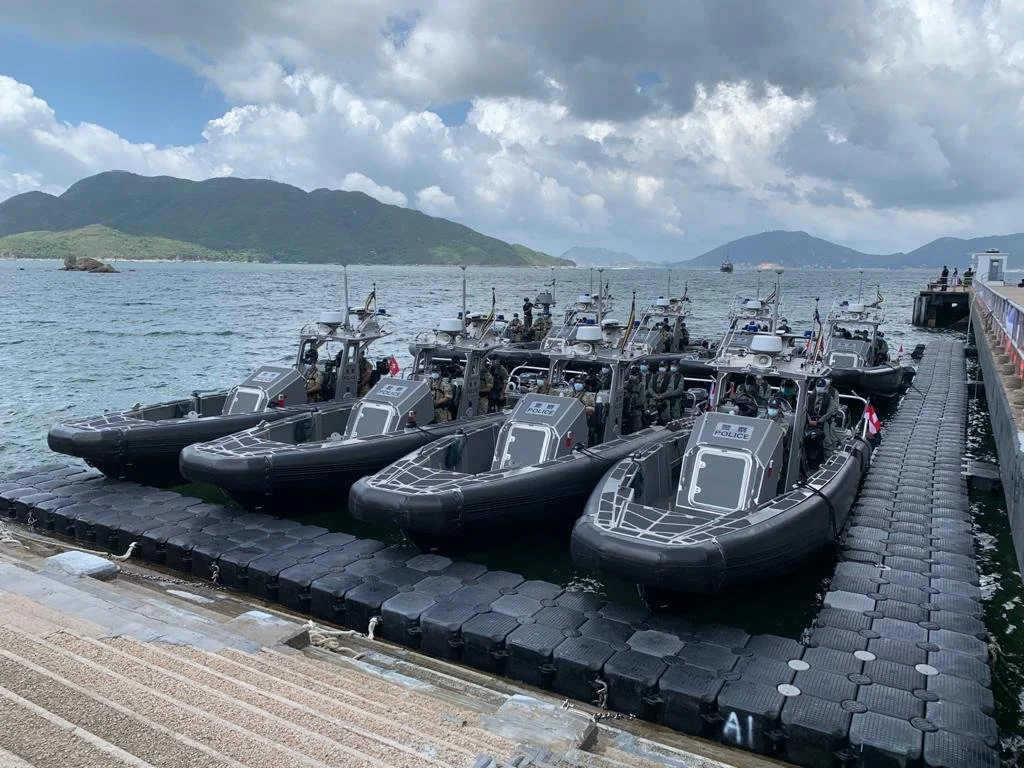 Multi Mission Interceptor (MMI) 35 spotted in the harbour of Hong Kong