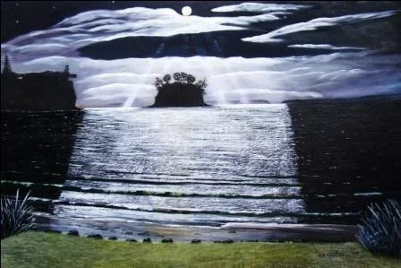 Torbay in the moonlight