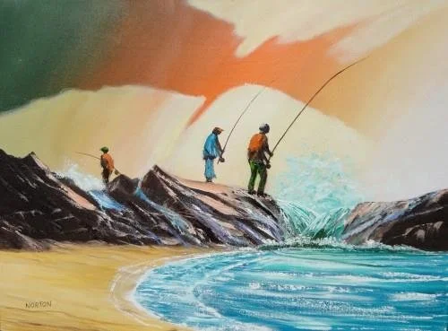 Fishermen on the Rocks