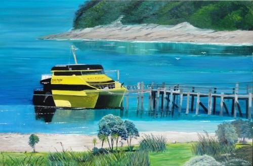 Arrival at Urupukapuka Island