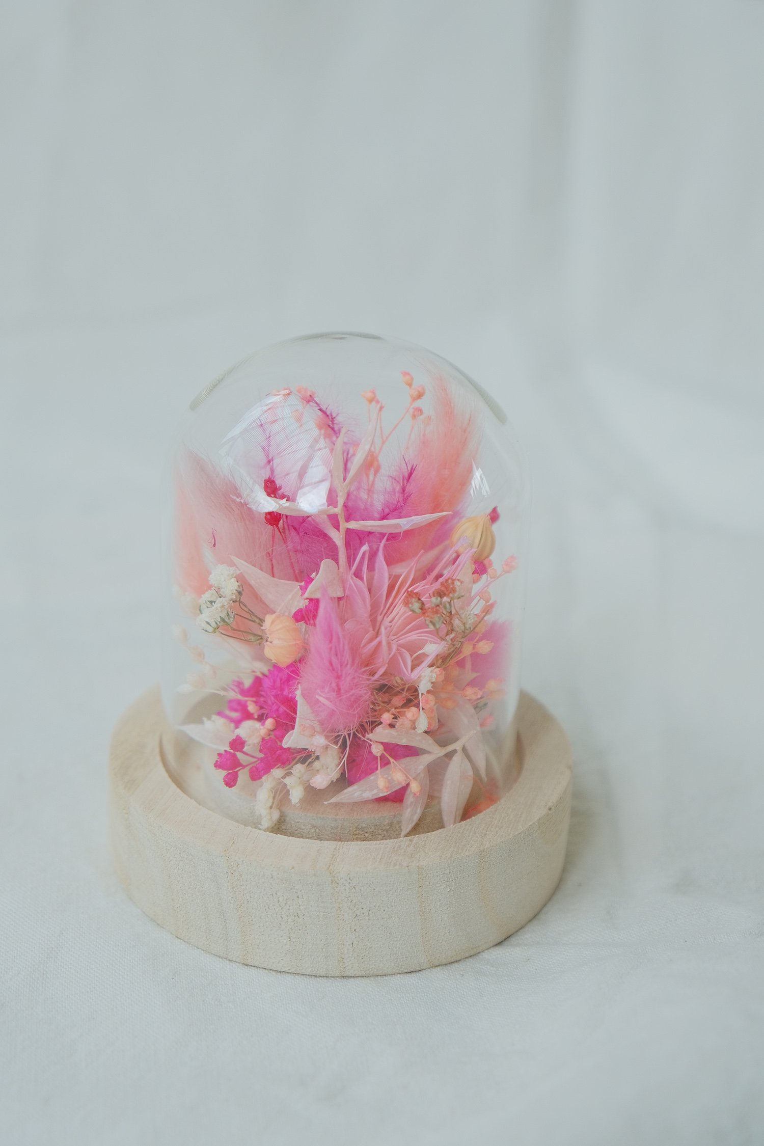 Petite Cloche fleurie Rose