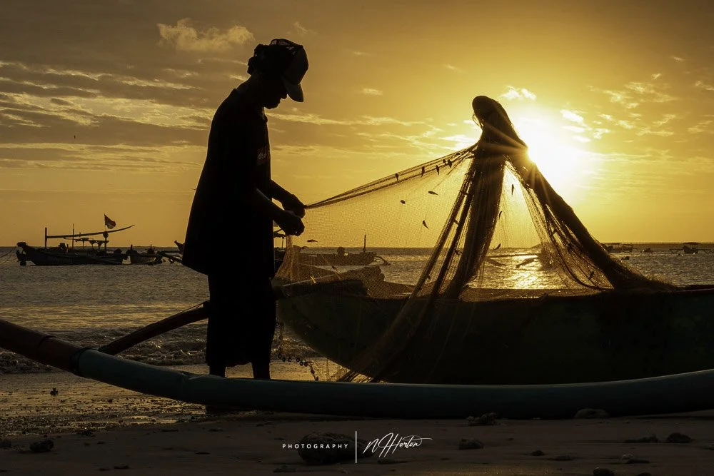 Fisherman at Jimbaran fish market