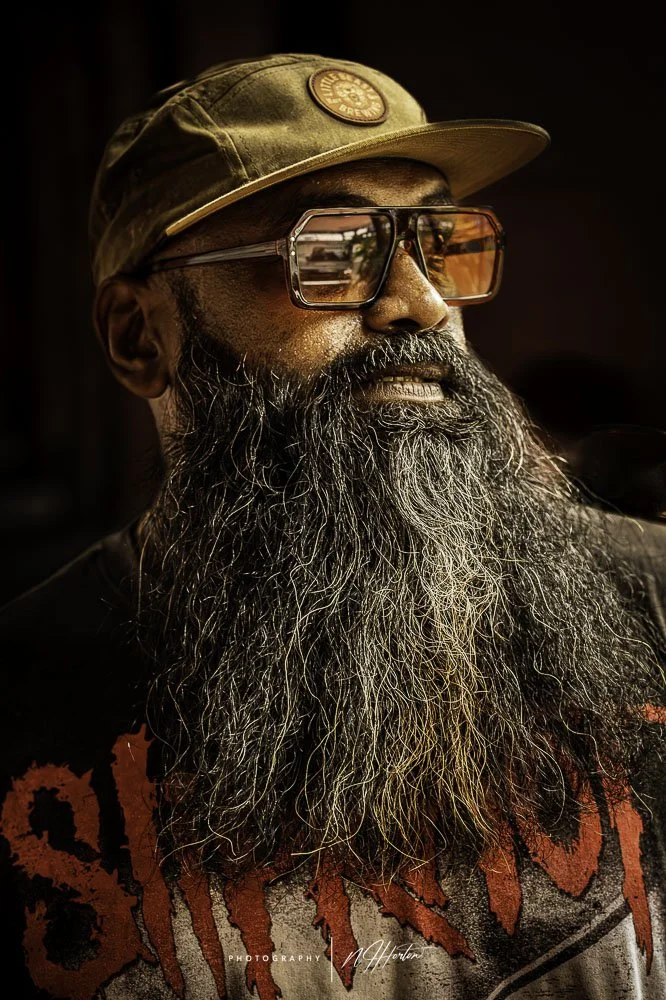 Portrait of Sri Lankan man in the streets of Colombo