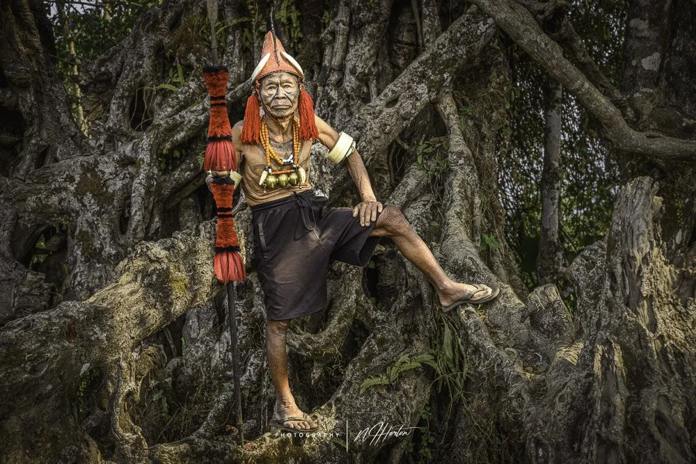 Konyak-tribal-man-Hongphoi-village-Nagaland-India