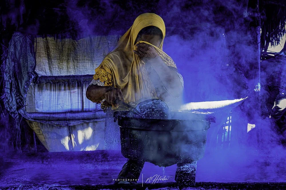 Portrait of a lady working in the salt industry, Sumba, Indonesia