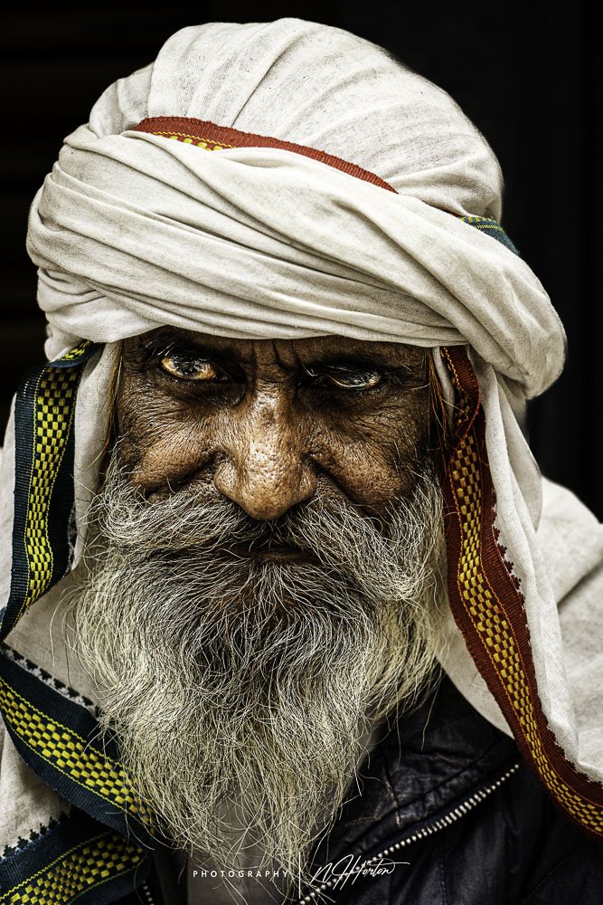 Kashmir portrait of man with beard