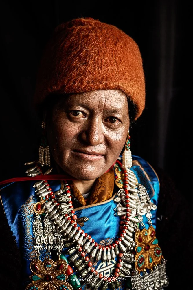 Portrait of Lady in Padum India