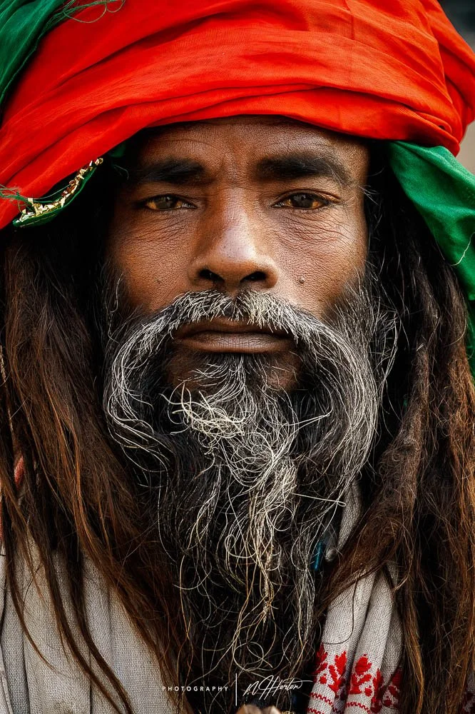 Portrait of Rajasthani man