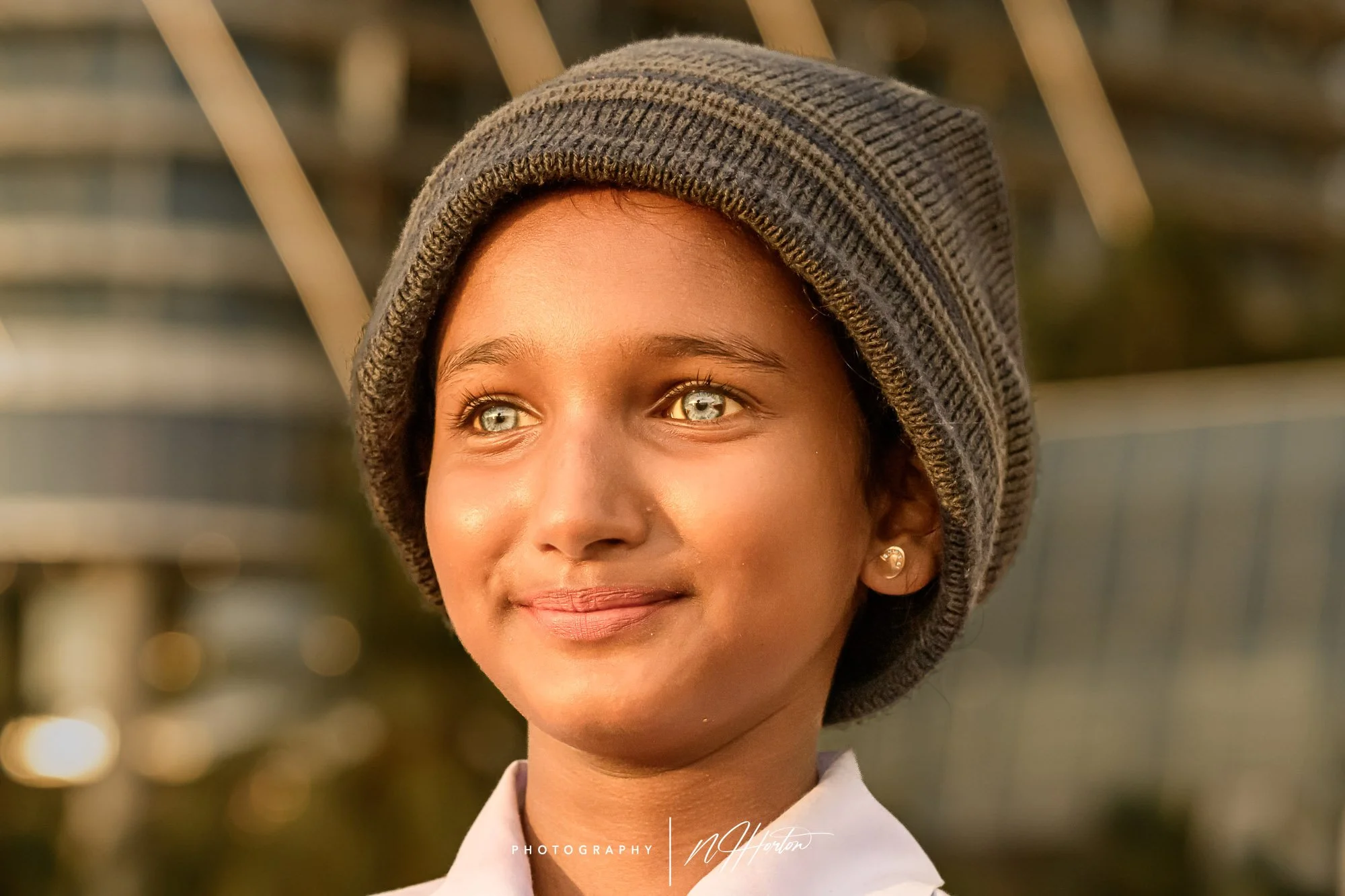 Girl on Galle face green, Colombo, Sri Lanka