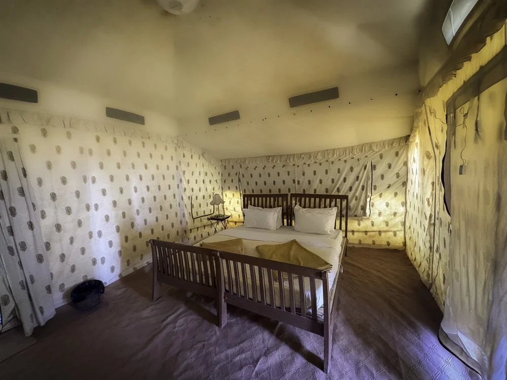 Typical tent on the Nagaland Tour