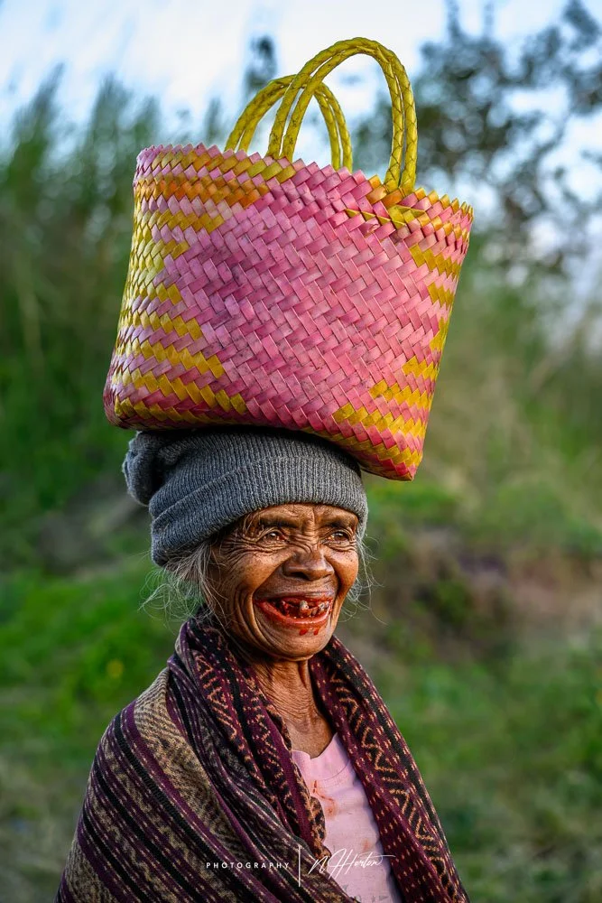 Portrait of Indonesian woman in Flores