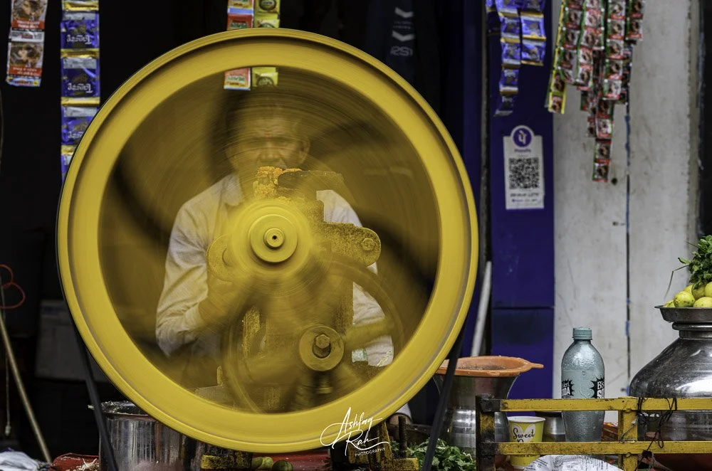 Fruit juice vendor Pushkar, Rajasthan, India