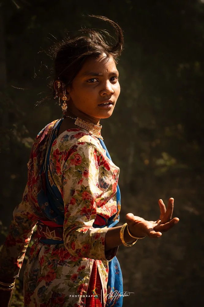 Portrait of Gujarati lady