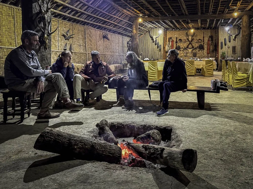 Dining hall at Mon camp site
