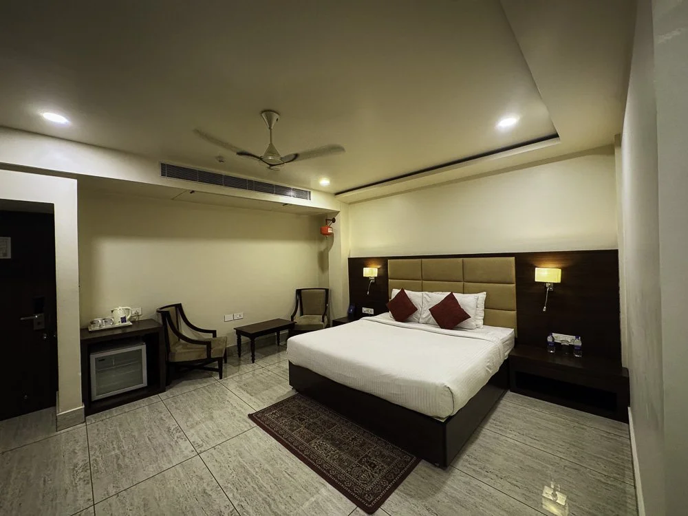 Typical hotel room on Nagaland tour