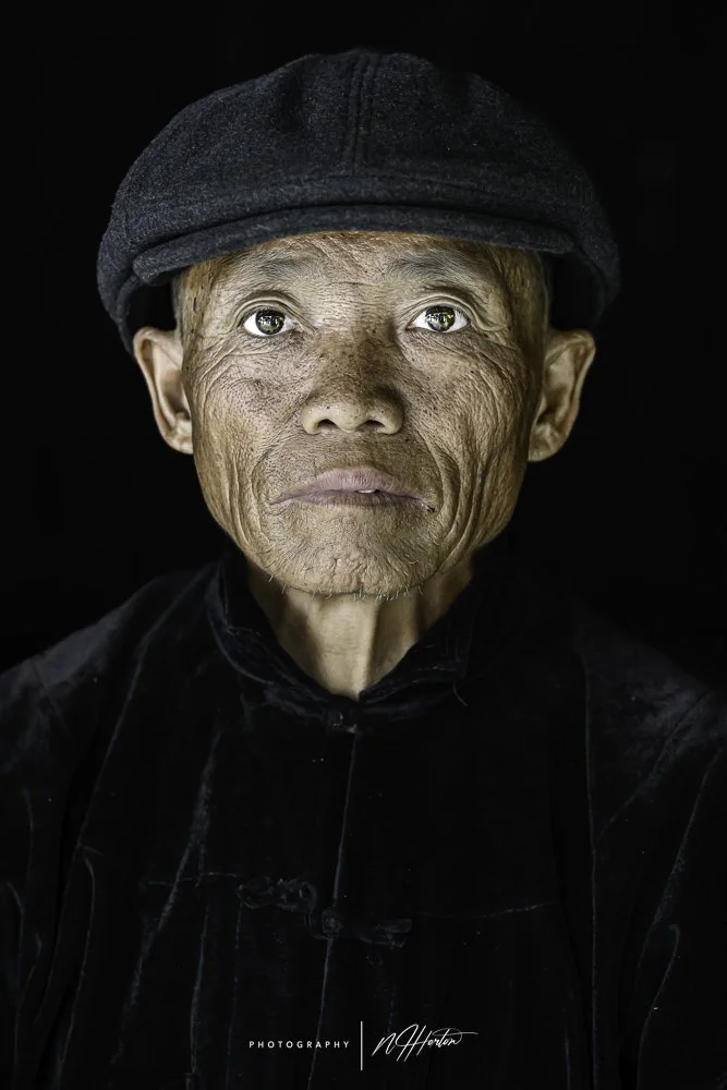 Hmong Man with black cap Ha Giang