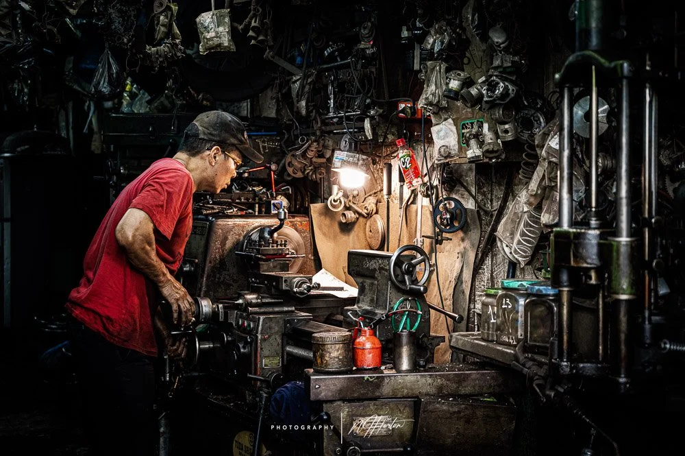 Small workshop Hanoi, Vietnam.