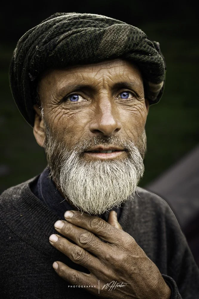Kashmir portrait of man with beard