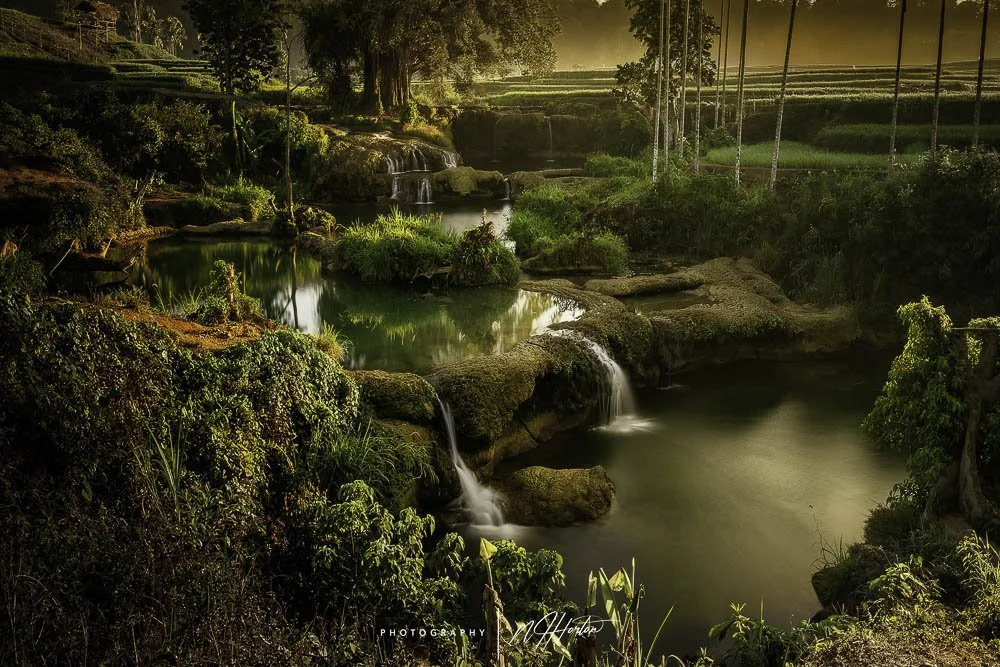 Sunrise at Waikacura waterfall, Sumba Indonesia