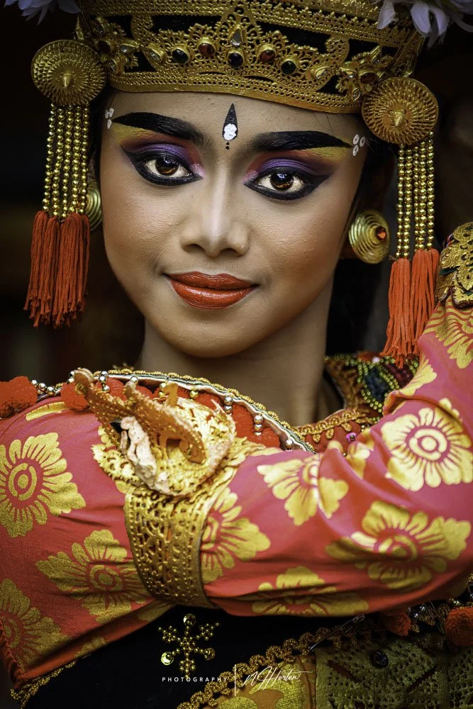 Portrait of Balinese dancer, Indonesia