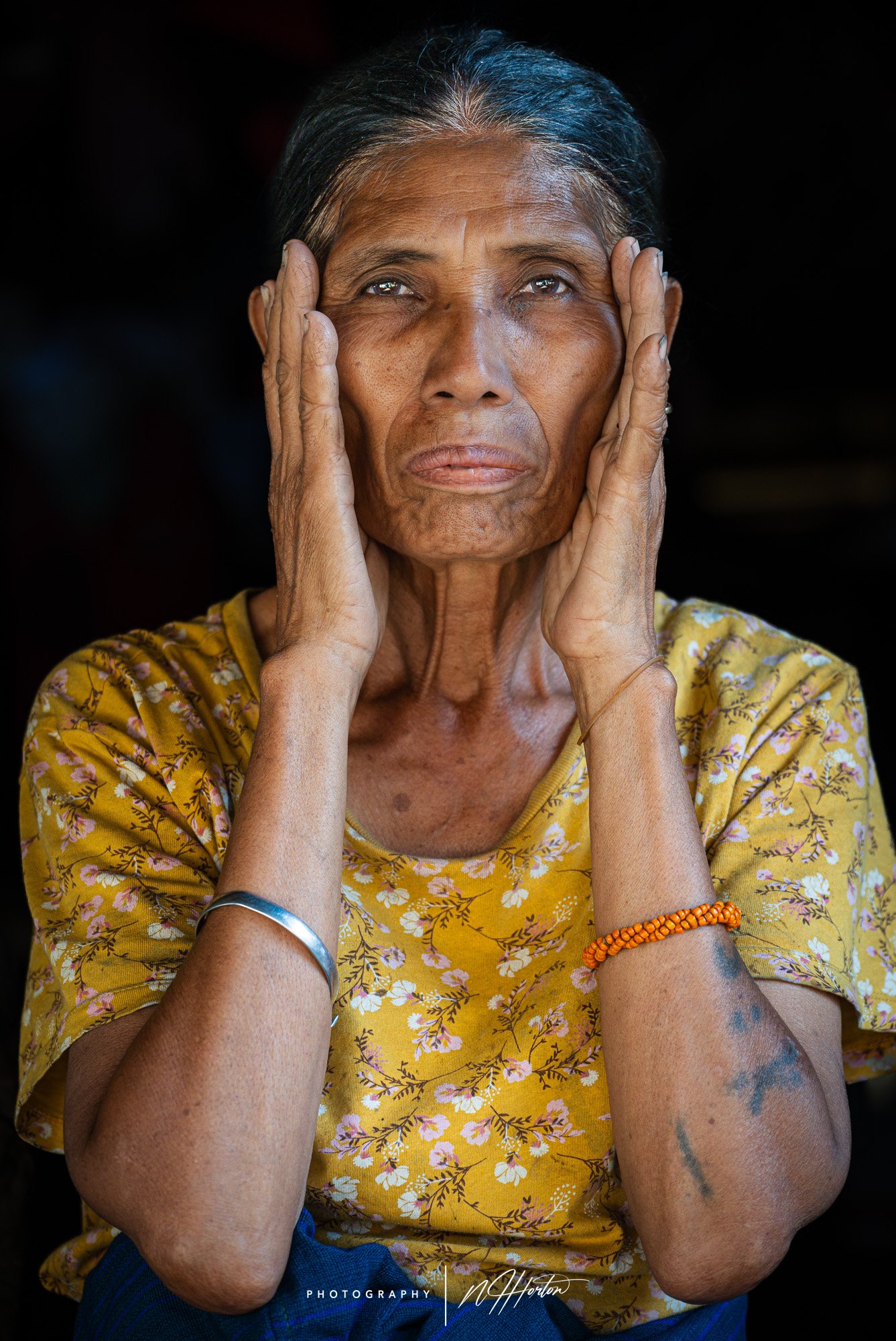 Portrait of Indonesian woman in Sumba