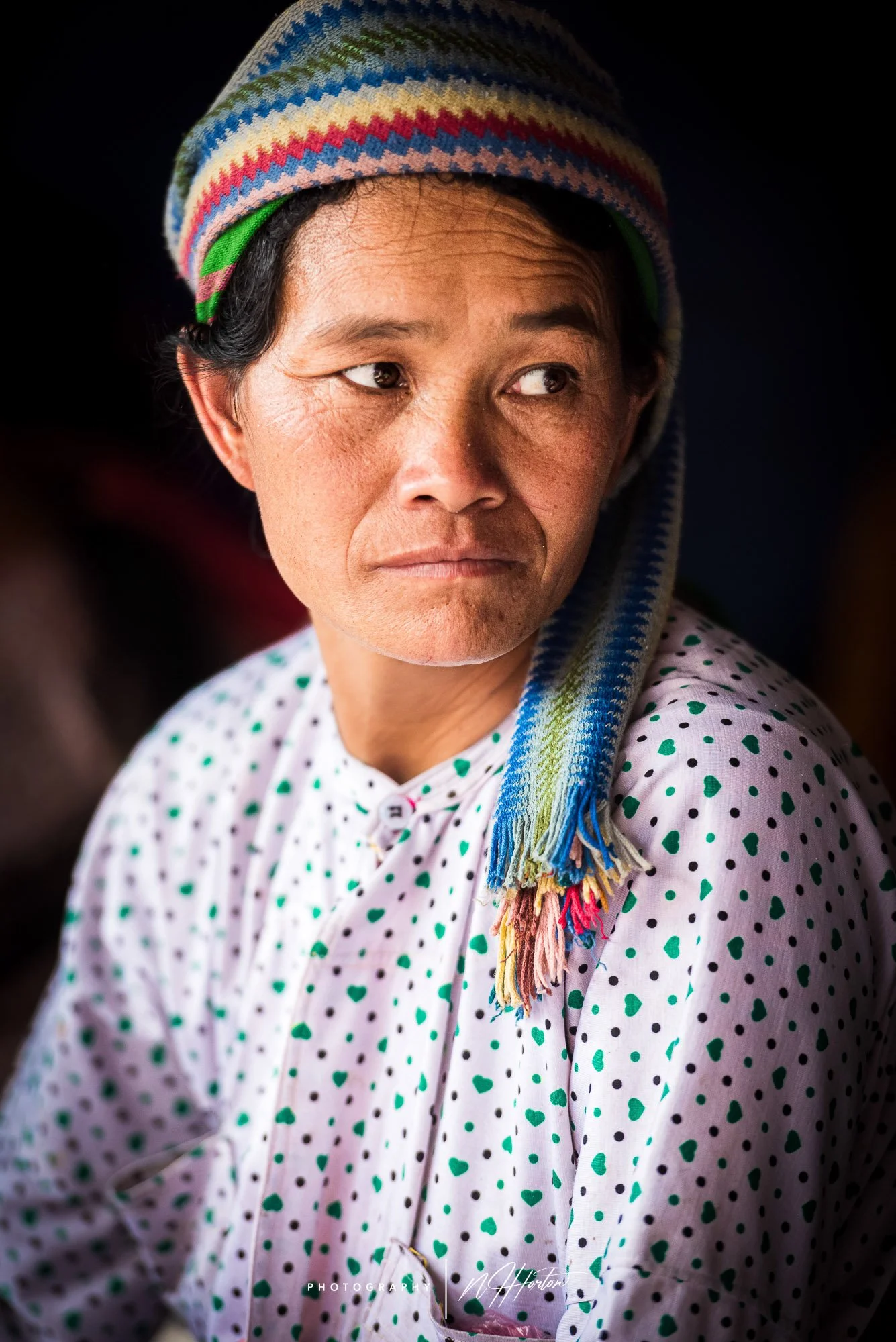 Lady in market North Vietnam