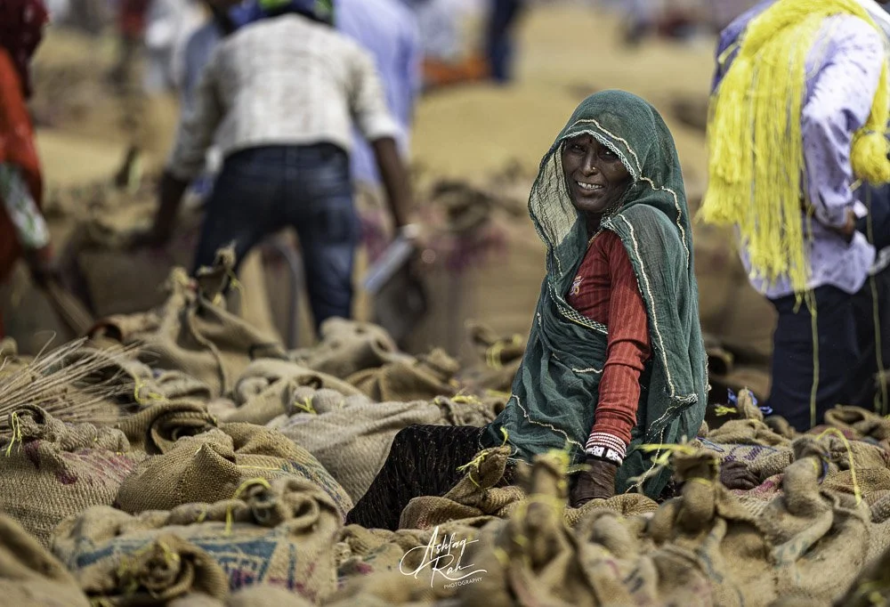 Lady In Market Bundi, Rajastahn, India