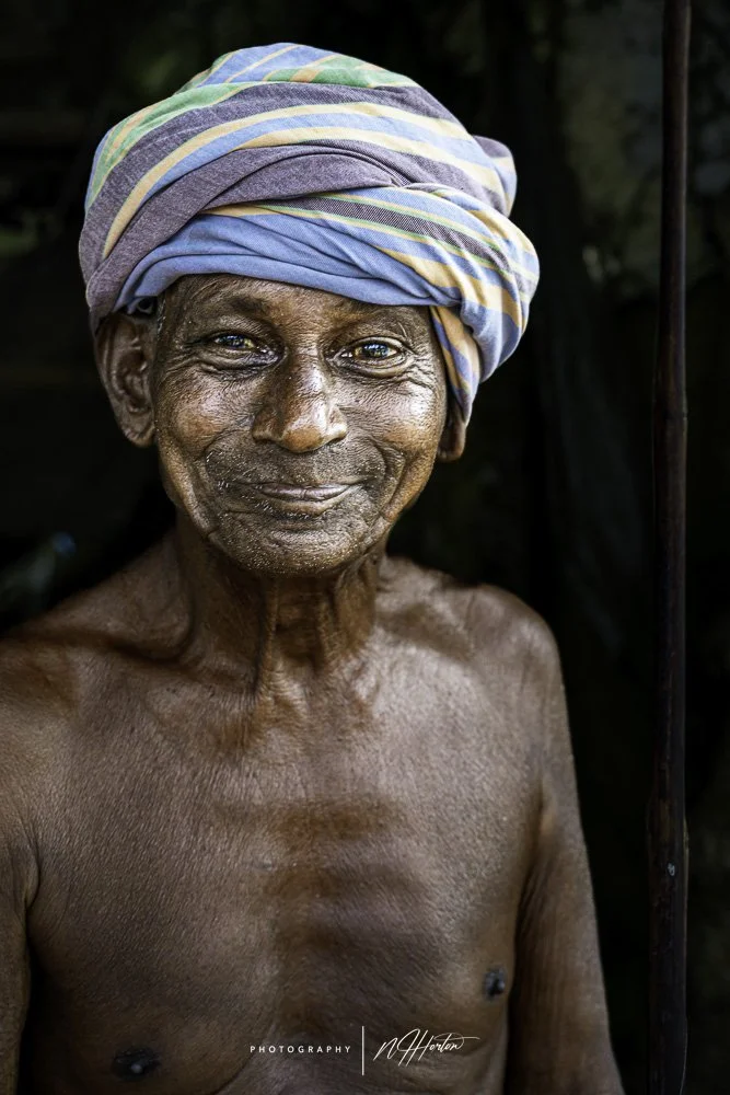 Portrait of Sri Lankan fisherman