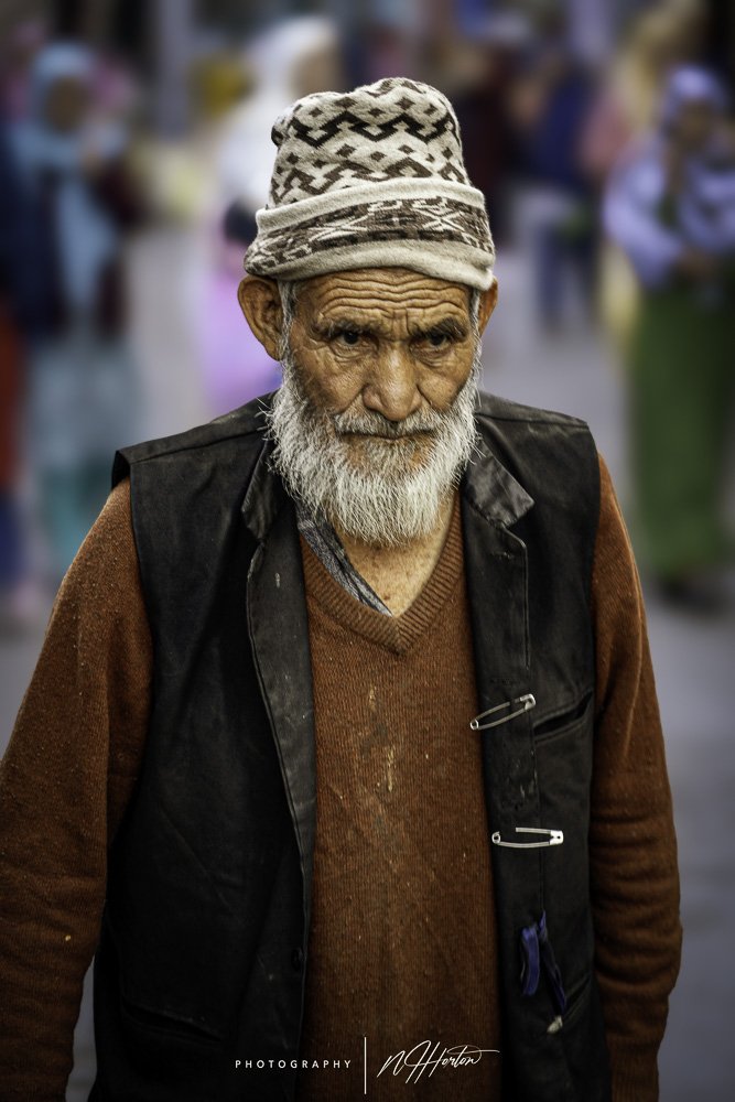  Portrait of man with a beard in Kargil Ladakh