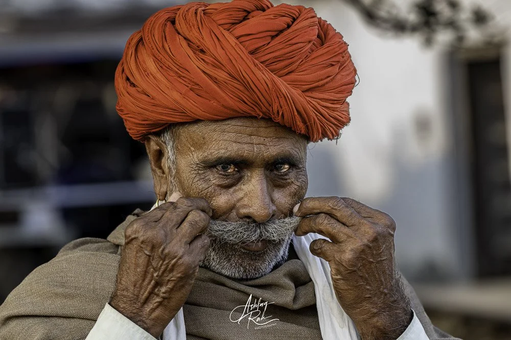Portrait of man, Bundi, Rajasthan, India