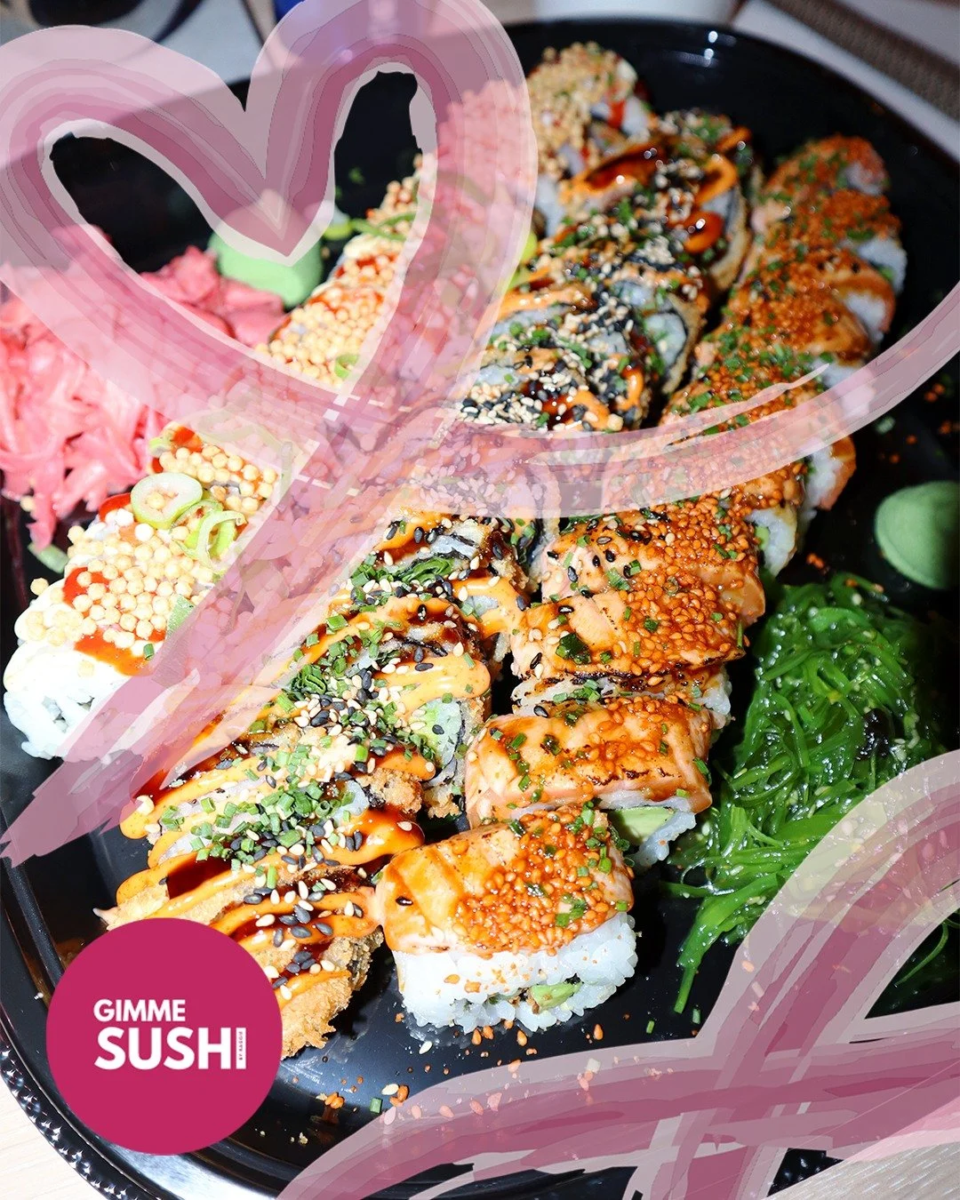 Blev det ingen Alla ❤️ Dag vinst? Oroa dig inte, v&aring;r sharing 30 bitars PARTY SUSHI finns s&aring;klart att best&auml;lla!
F&ouml;r att s&auml;kra din sushi till Alla Hj&auml;rtans Dag (f&ouml;r vi alla vet att sushi g&ouml;r dejten b&auml;ttre)