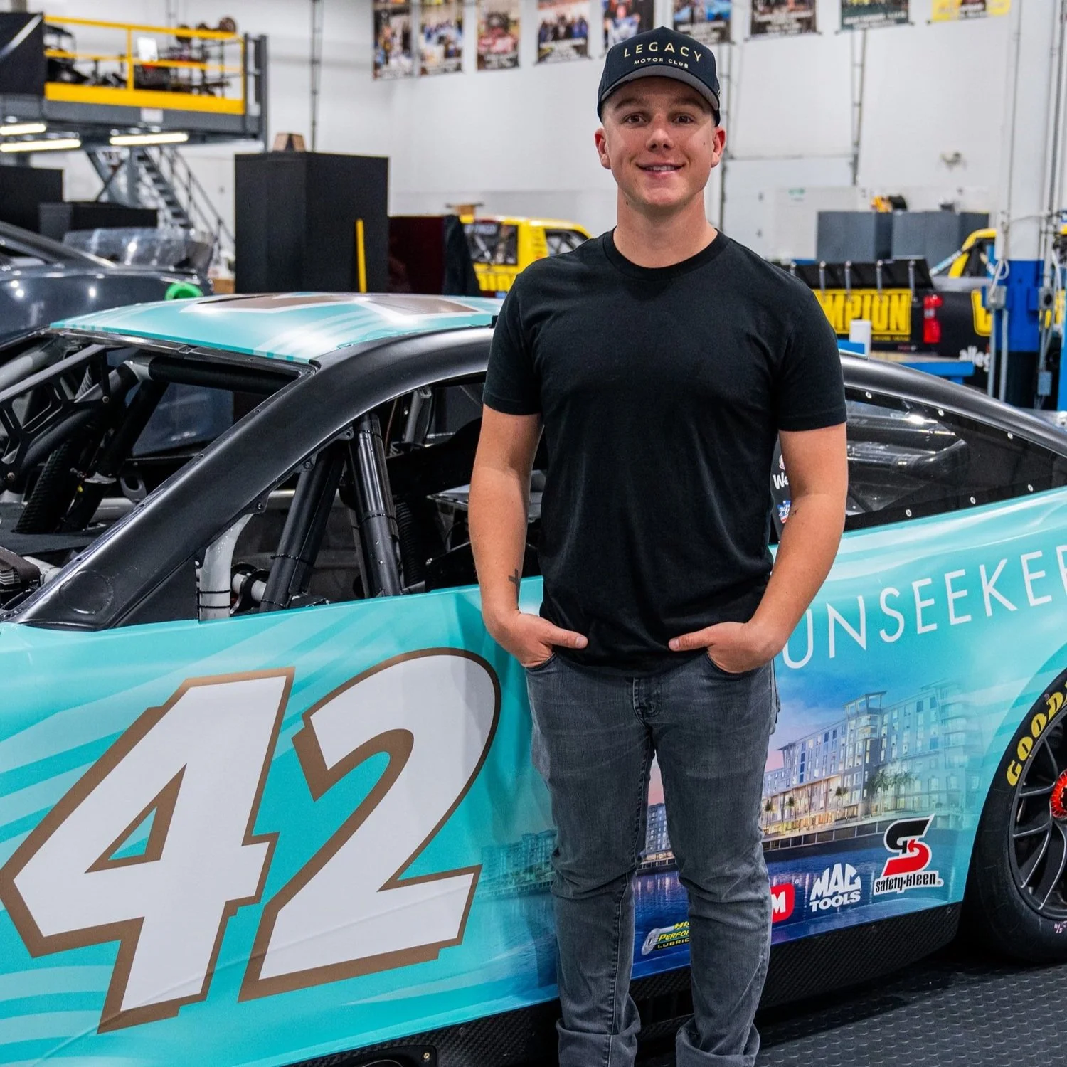 LEGACY MOTOR CLUB™ SIGNS JOHN HUNTER NEMECHEK TO DRIVE THE No. 42 IN 2024