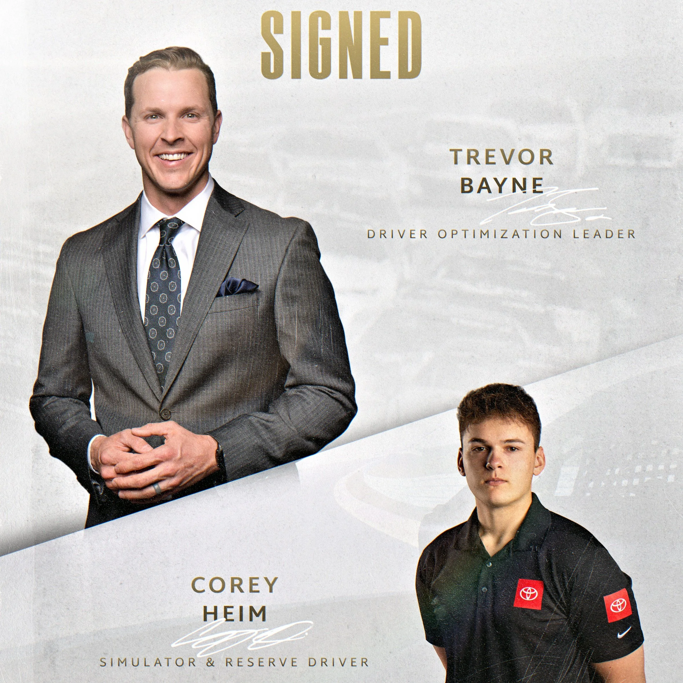 LEGACY MOTOR CLUB™ Signs Trevor Bayne and Corey Heim to Integral Competition Roles for 2024 Season