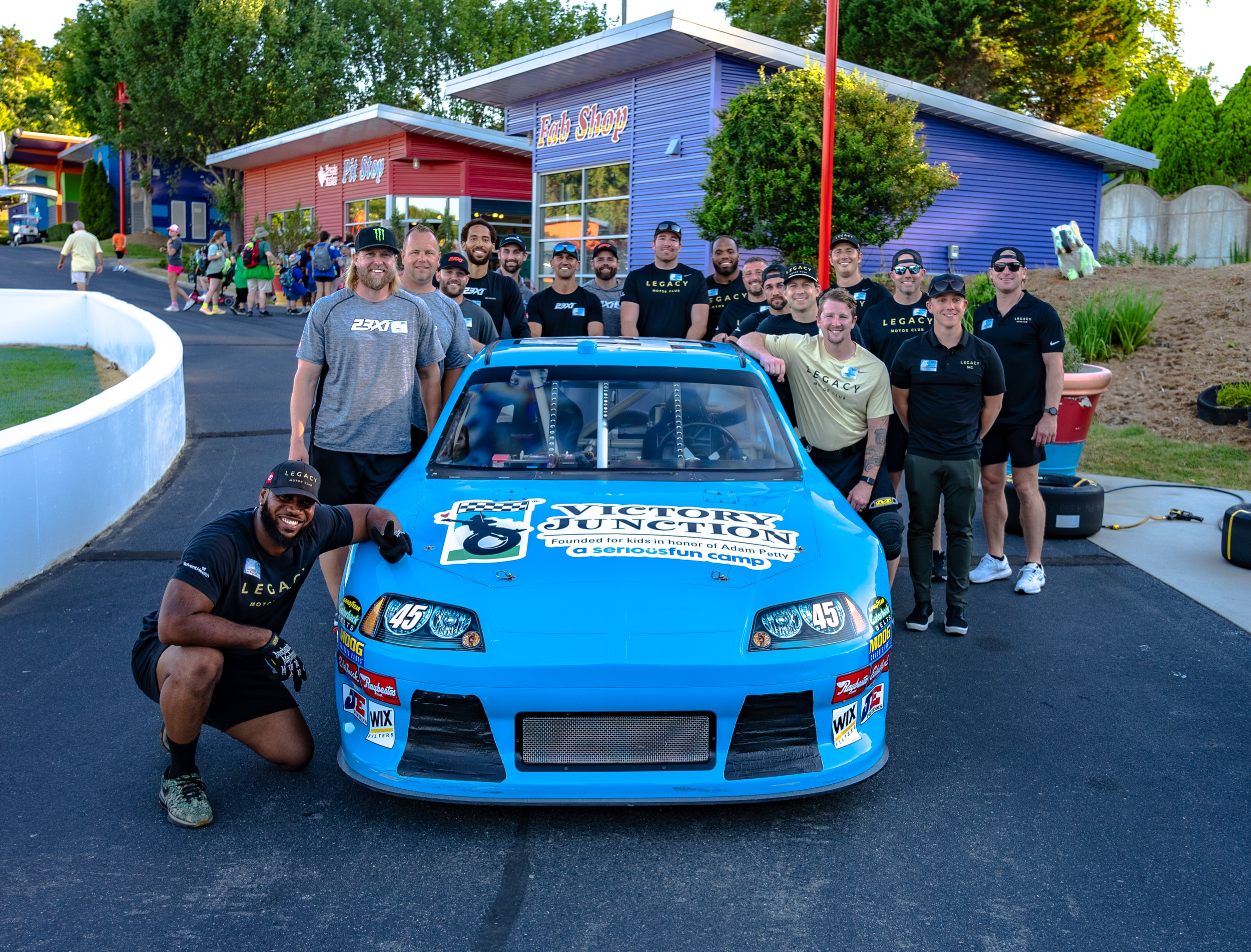 JOHN HUNTER NEMECHEK, LEGACY MOTOR CLUB AND 23XI RACE TEAMS COME TOGETHER TO PARTICIPATE IN NASCARNIVAL NIGHT AT VICTORY JUNCTION CAMP