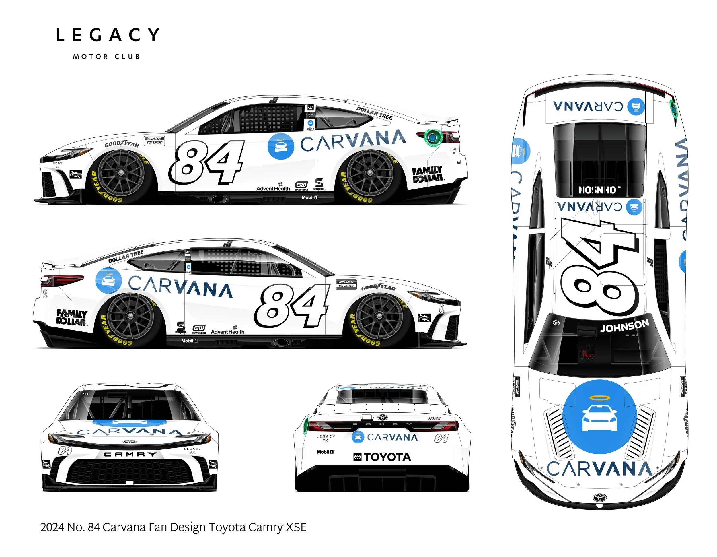 Carvana, Jimmie Johnson Offer Chance to Draw Outside the Finish Lines and Create Jimmie Johnson’s Next Race Car Look