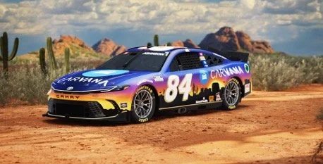 Carvana and Jimmie Johnson Select Sonoran Desert-Inspired Paint Scheme as Fan Contest Winner