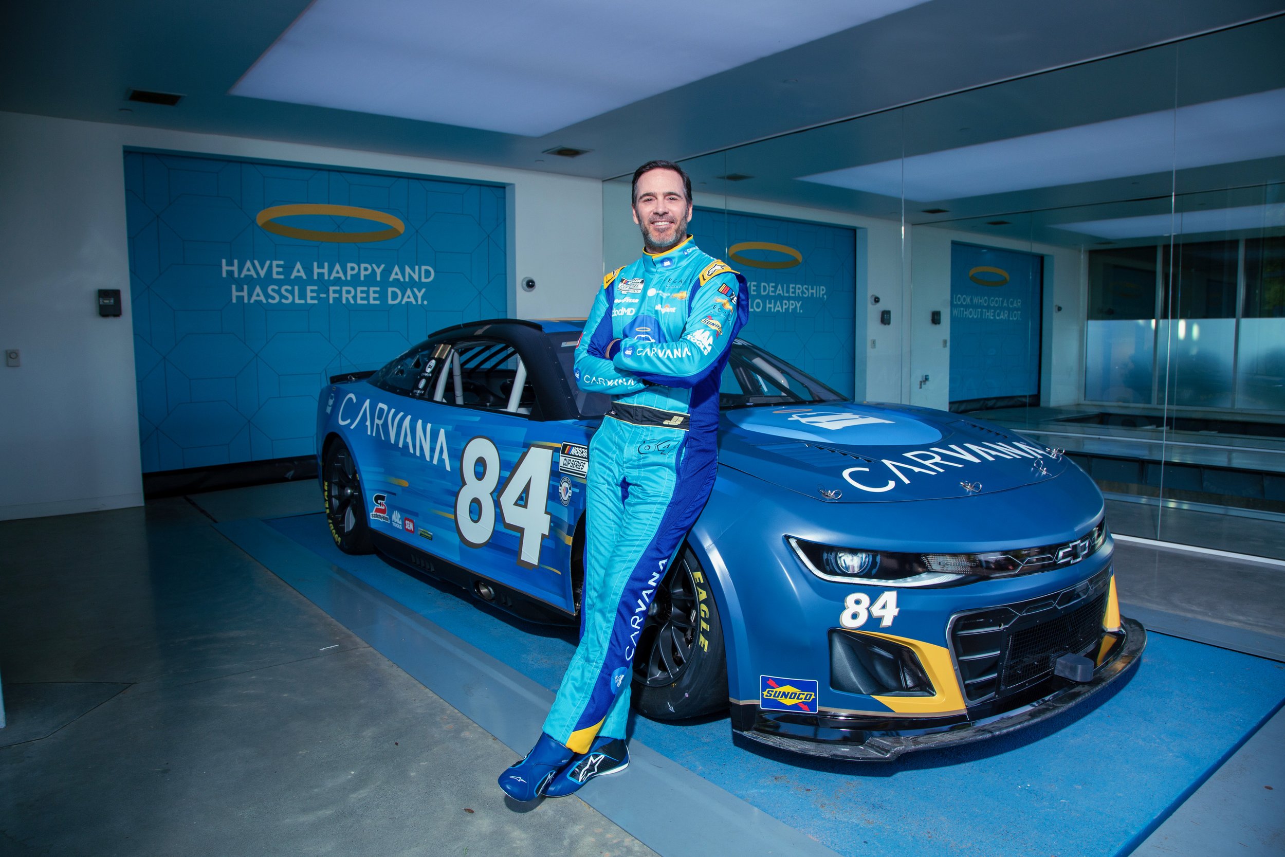 Carvana, Jimmie Johnson Reinvent New LEGACY MOTOR CLUB Paint Scheme