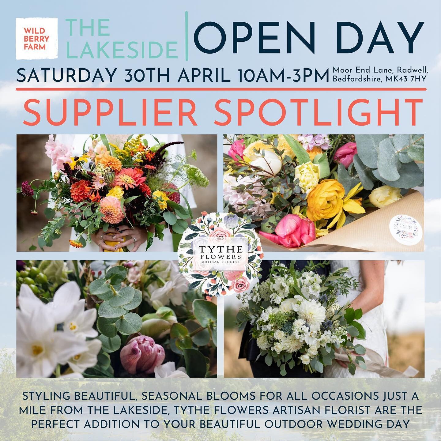 Supplier Spotlight | Fabulous flowers make a wedding spectacular, and we&rsquo;re lucky to have artisan florist @tytheflowers creating some stunning bespoke florals for our open day next Saturday.

Come and see how her beautiful blooms transform and 