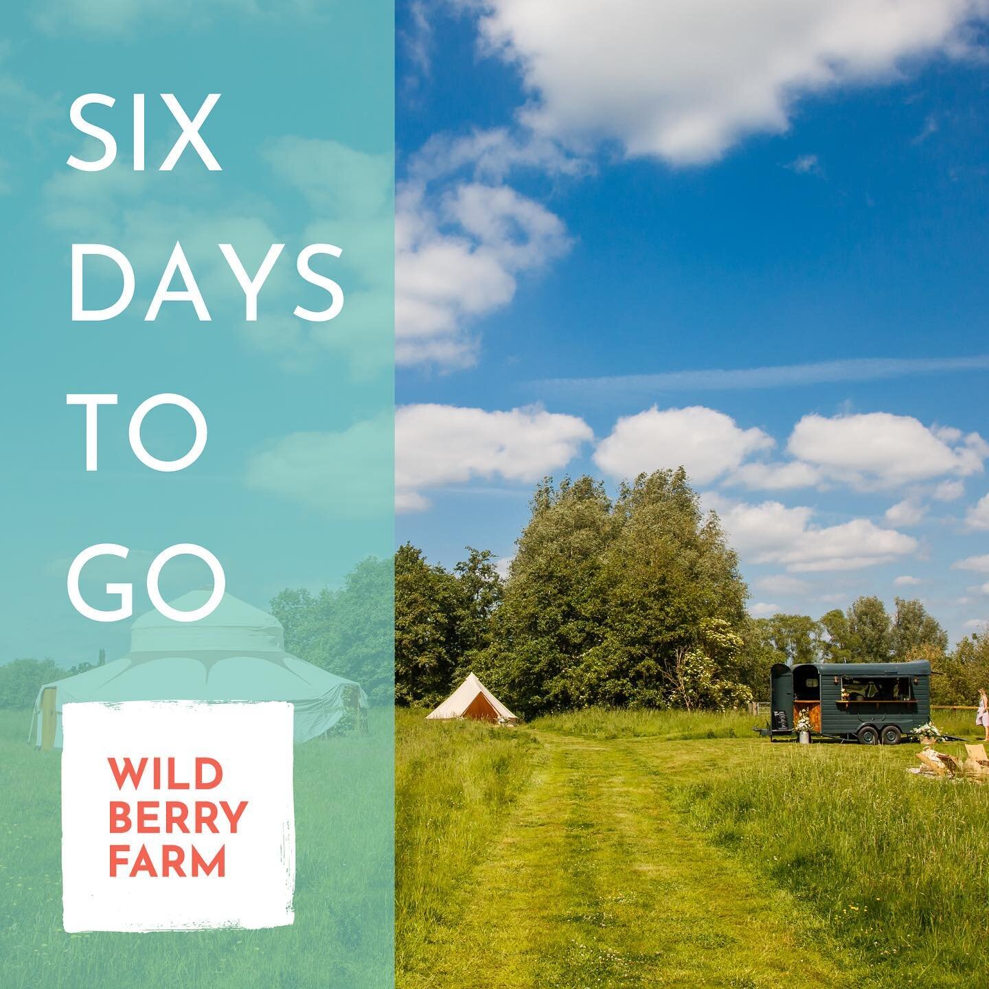 Six days to go! | We&rsquo;re so excited to start the preparations to bring our gorgeous natural beauty spot to life for you to enjoy next weekend!

If you&rsquo;re looking for a stunning, exclusive, rural lakeside location to host your truly unique 